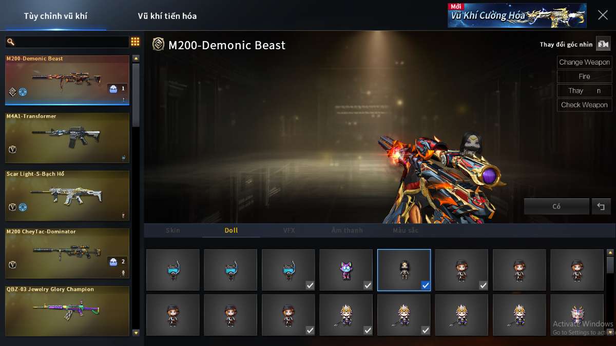 shop acc cf uy tin gia re